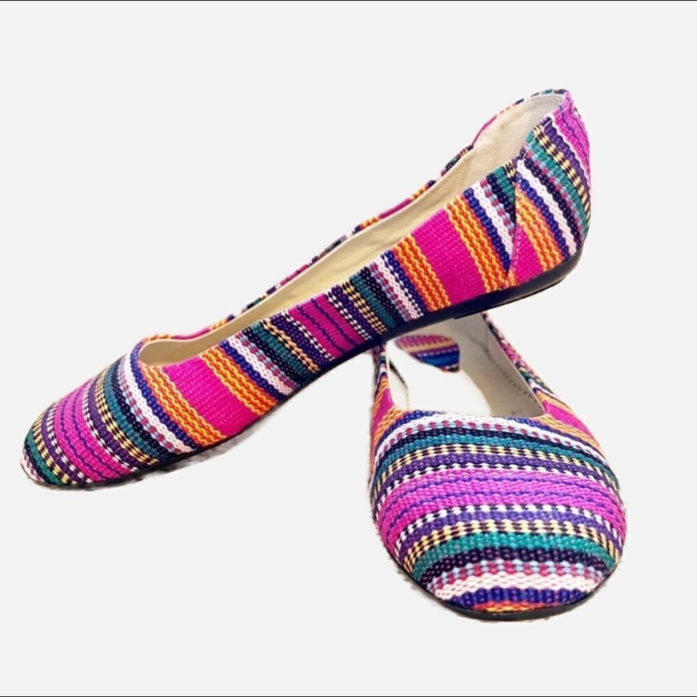 Multicolored Funhandmade Unique Espadrilleflats - image 1
